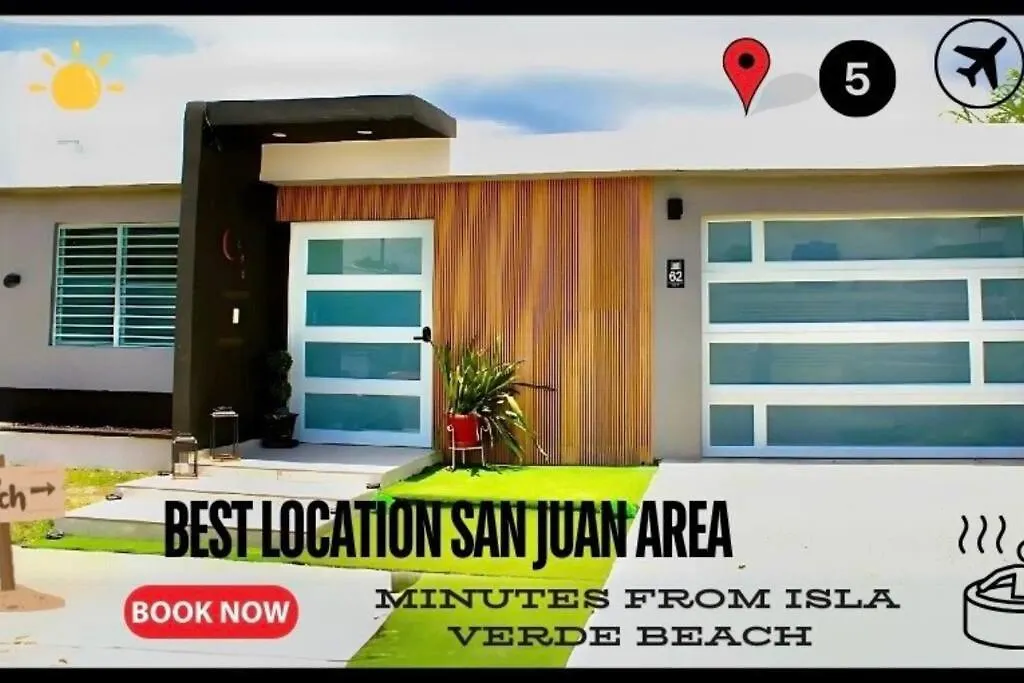 ヴィラ Luxury 4Br For 14-& Jacuzzi 6 Min Beach & Airport サンジョアン プエルトリコ