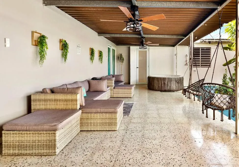 Luxury 4Br For 14-& Jacuzzi 6 Min Beach & Airport 圣胡安 波多黎各